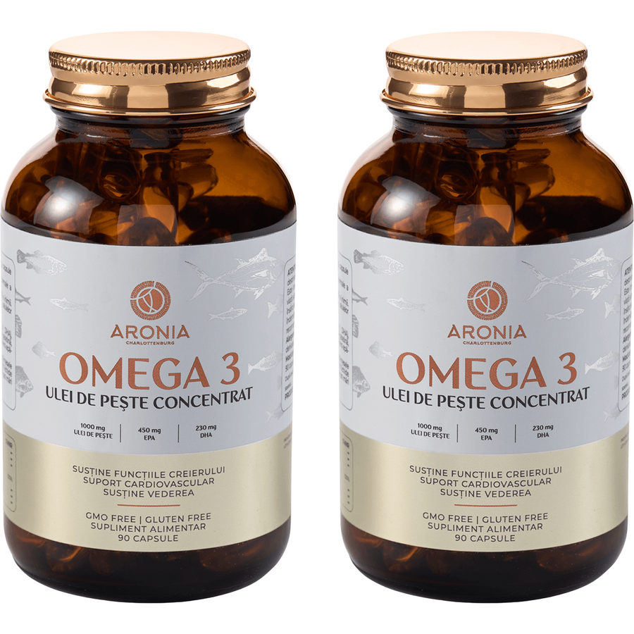 Oferte la Pachet Omega3 1000mg + EPA 450mg + DHA 230mg 90cps + 90cps