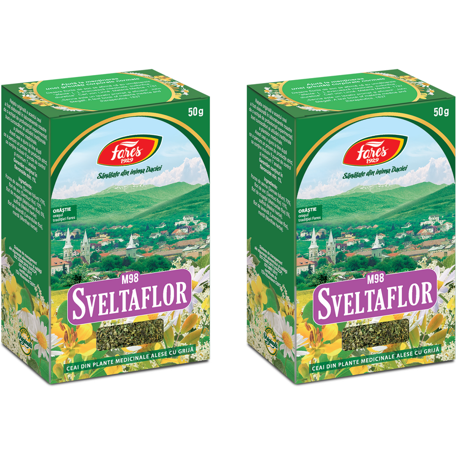 Oferte la Pachet Ceai pentru Slabit Sveltaflor (M98) 50g + 50g