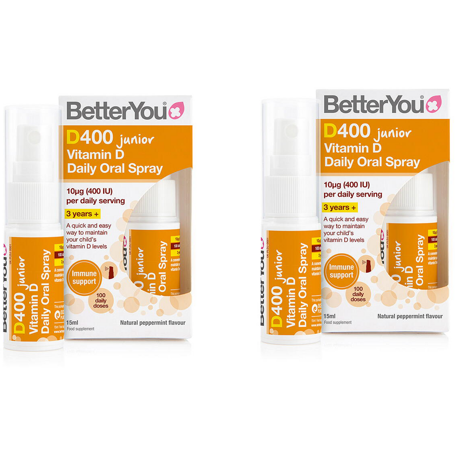 Oferte la Pachet Vitamina D400 Junior Spray Oral 15ml + 15ml