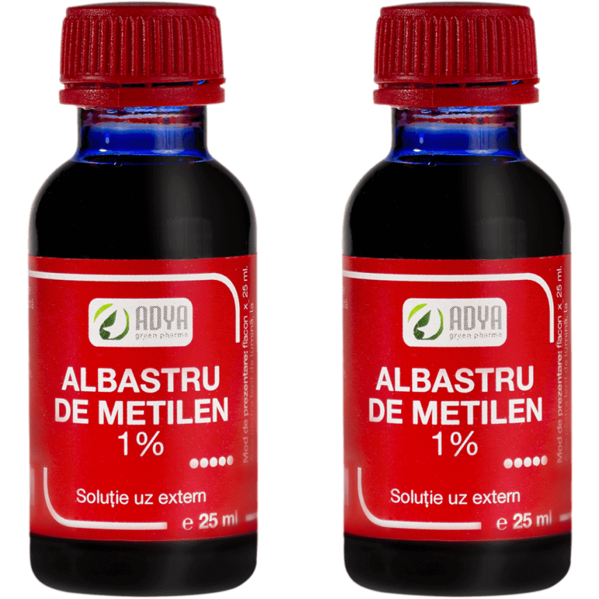 Oferte la Pachet Albastru de Metilen 1% 25ml + 25ml
