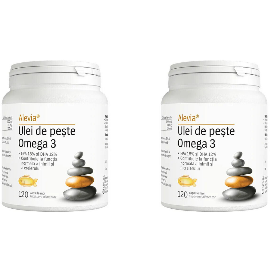 Oferte la Pachet Ulei de Peste Omega 3 120cps + 120cps