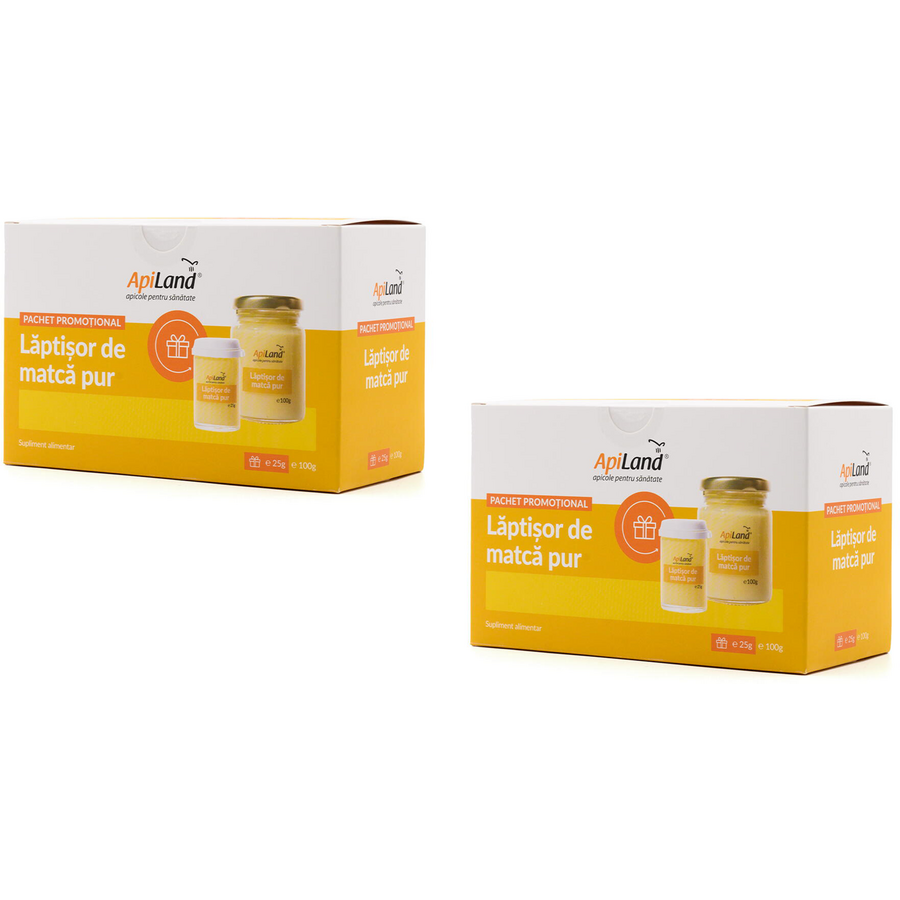 Oferte la Pachet Laptisor de Matca Pur (100g+25g) + (100g+25g)