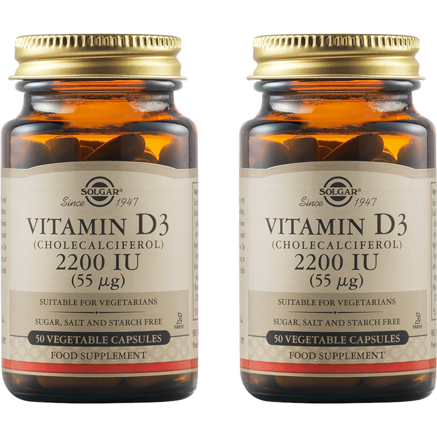 Oferte la Pachet Vitamina D3 2200IU 50cps + 50cps