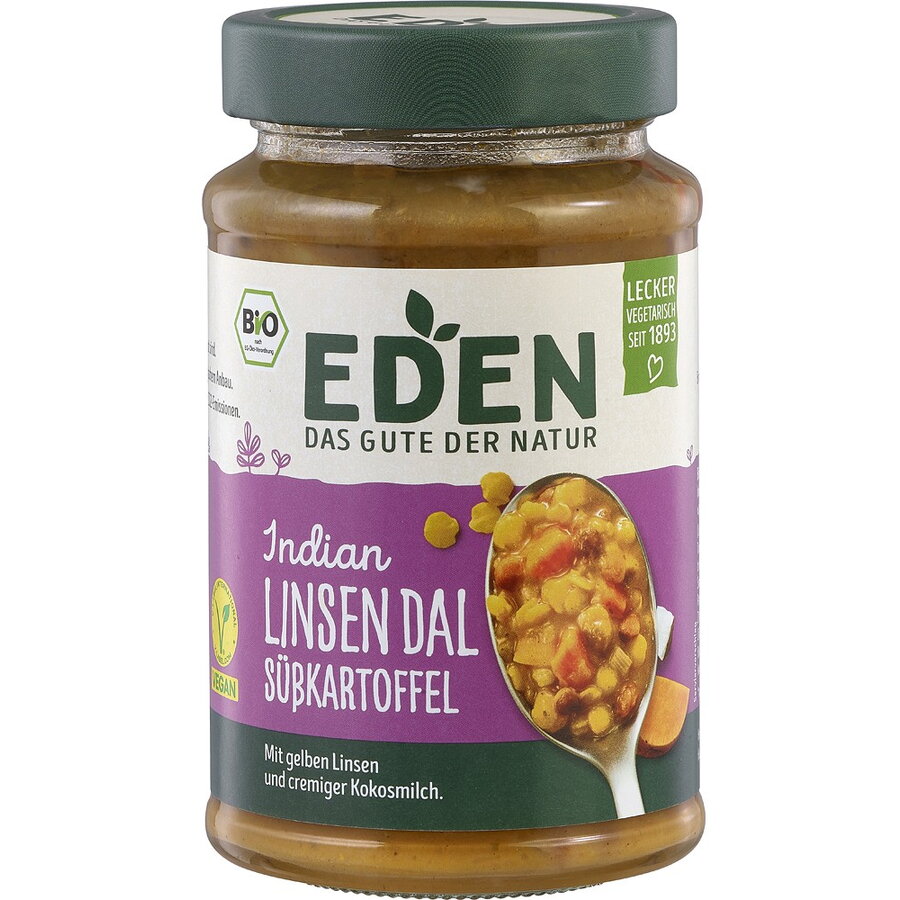 Oferte la Linte Dal in Stil Indian cu Cartof Dulce Ecologica/Bio 400g