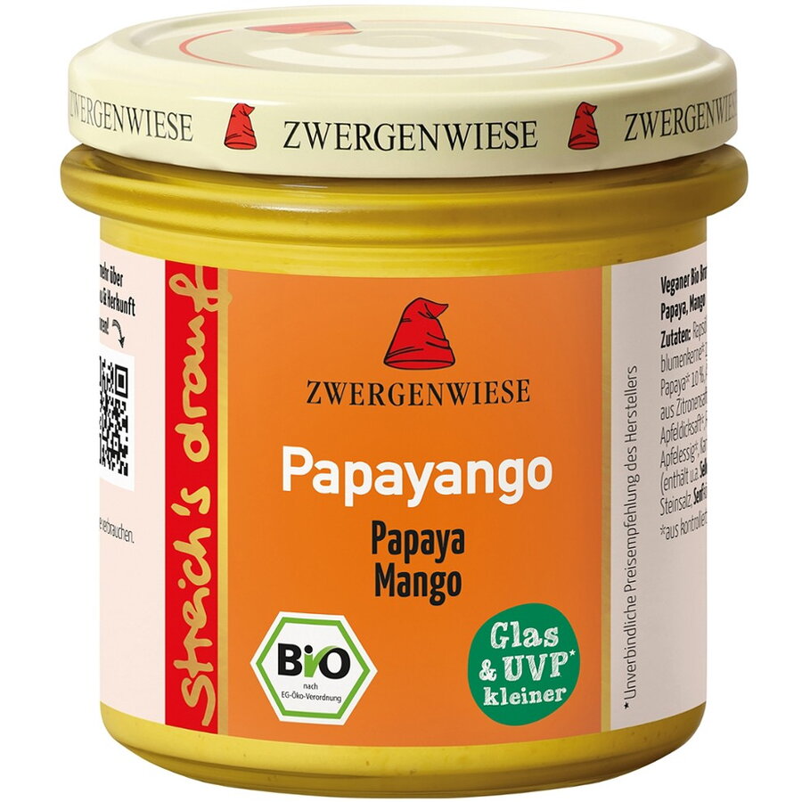 Oferte la Crema Tartinabila Vegetala Papayango cu Papaya Picanta si Mango fara Gluten Ecologica/Bio 135g