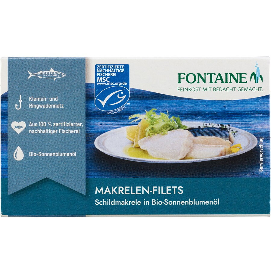 Oferte la File de Macrou fara Piele si fara Oase in Ulei de Floarea-Soarelui 125g