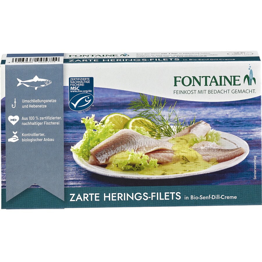 Oferte la File de Hering in Crema de Mustar si Marar 200g