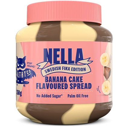 Oferte la Crema Tartinabila cu Cacao si Banana cu Stevie Banana Cake fara Zahar Adaugat 350g