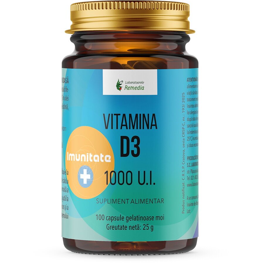 Oferte la Vitamina D3 1000UI 100cps moi