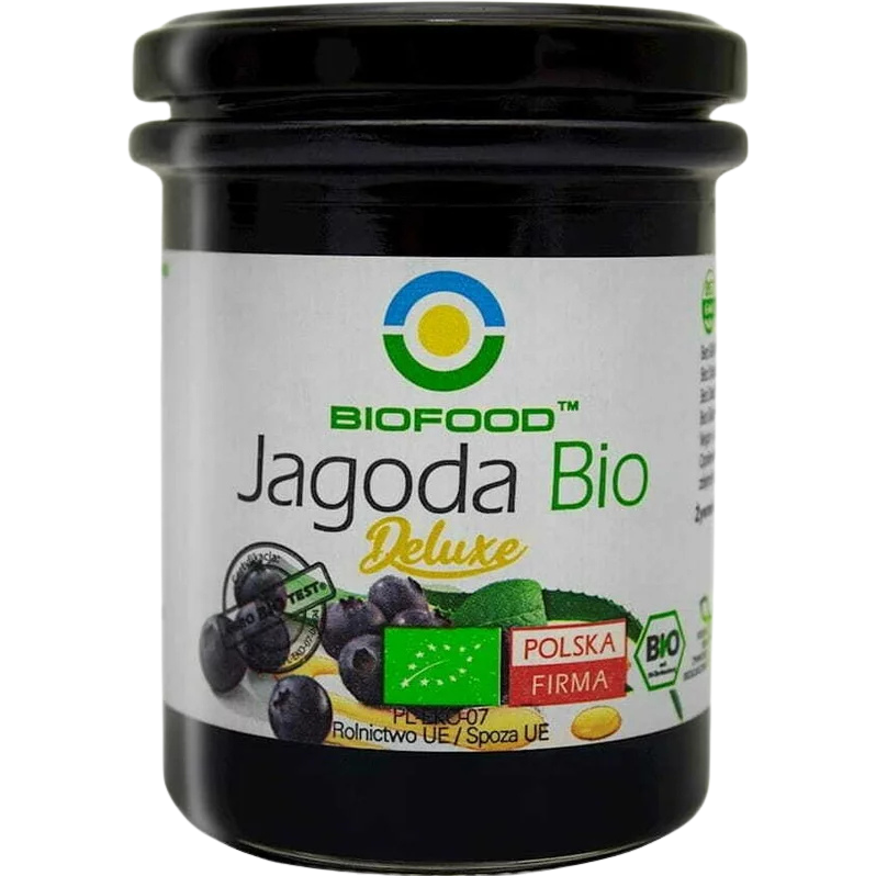 Oferte la Afine de Padure Intregi in Sirop de Agave Ecologice/Bio 200g