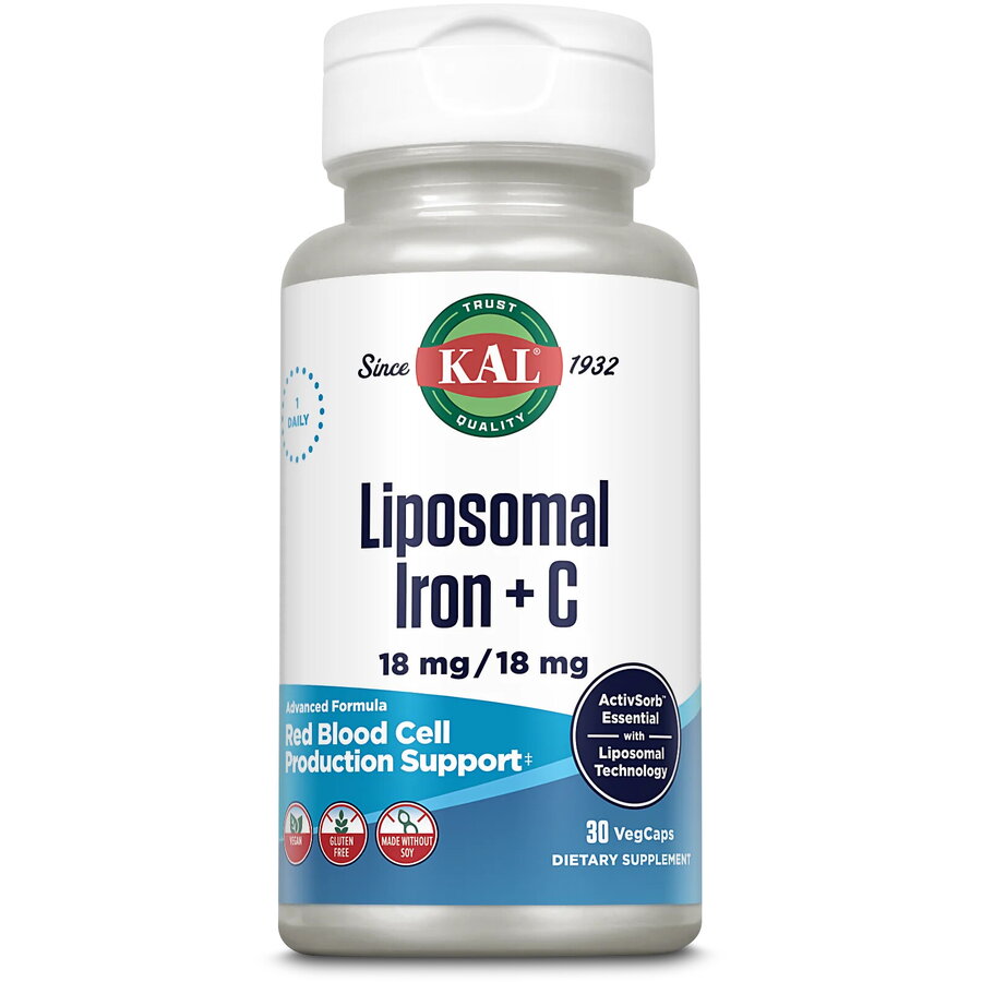 Oferte la Liposomal Iron + C 30cps vegetale