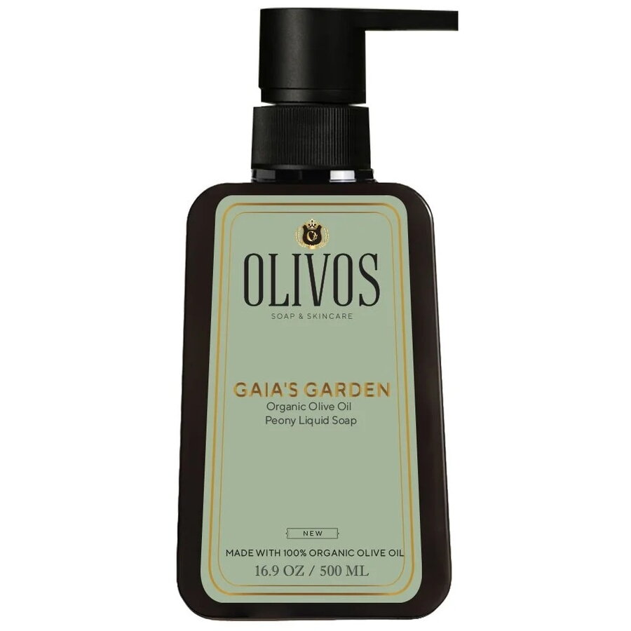 Oferte la Sapun Lichid cu Ulei de Masline si Parfum de Bujor Gaia's Garden 500ml