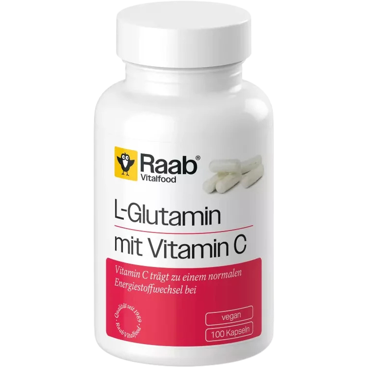 Oferte la L-Glutamine cu Vitamina C 480mg 100cps