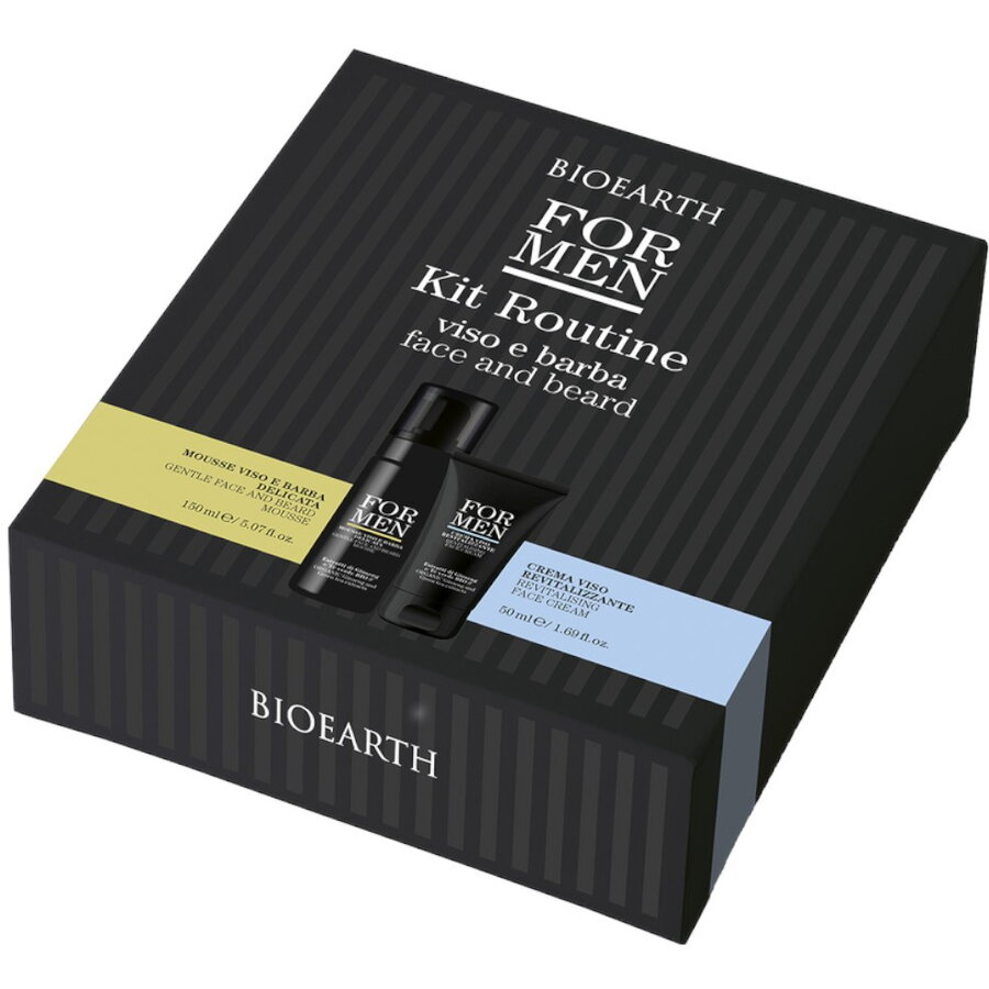 Oferte la Set pentru Barbati Crema de Fata 50ml + Spuma de Ras si de Curatare Ten si Barba 150ml