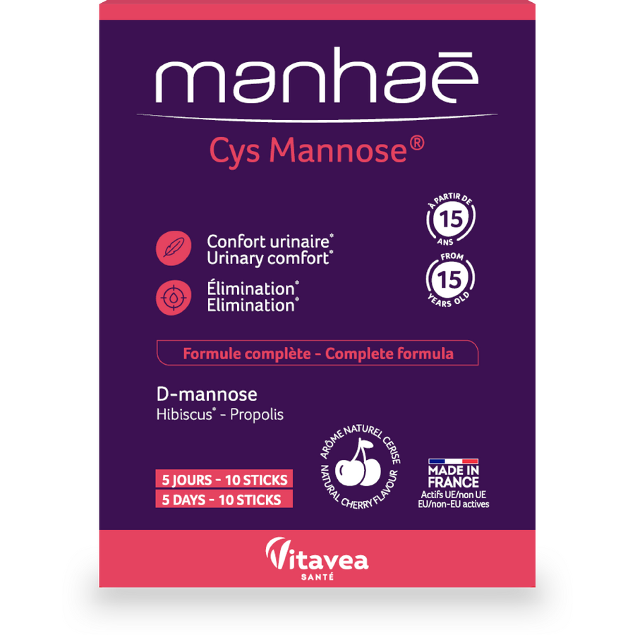 Oferte la Cys Mannose 10 stick-uri Vitavea,