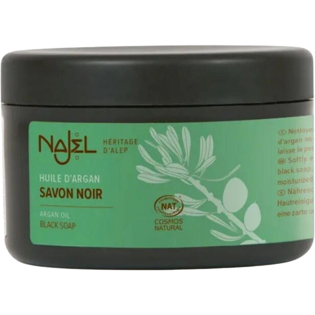 Oferte la Sapun Negru de Alep Exfoliant cu Ulei de Argan 180g