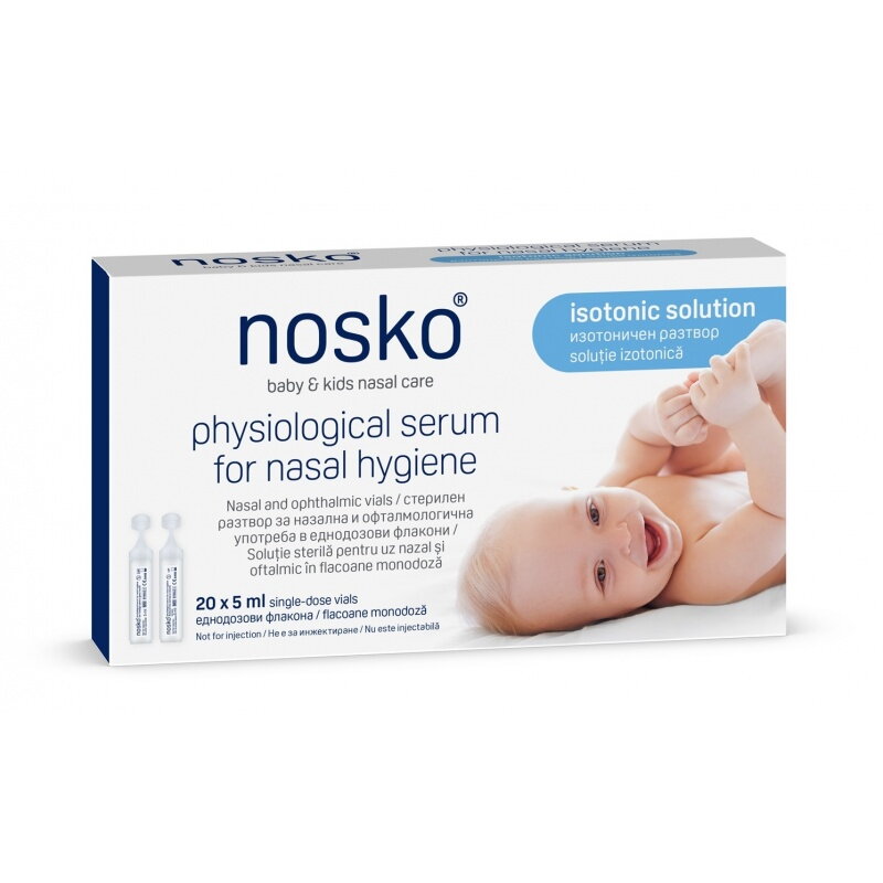 Oferte la Ser Fiziologic pentru Igiena Nazala Copii 20 monodoze x 5ml