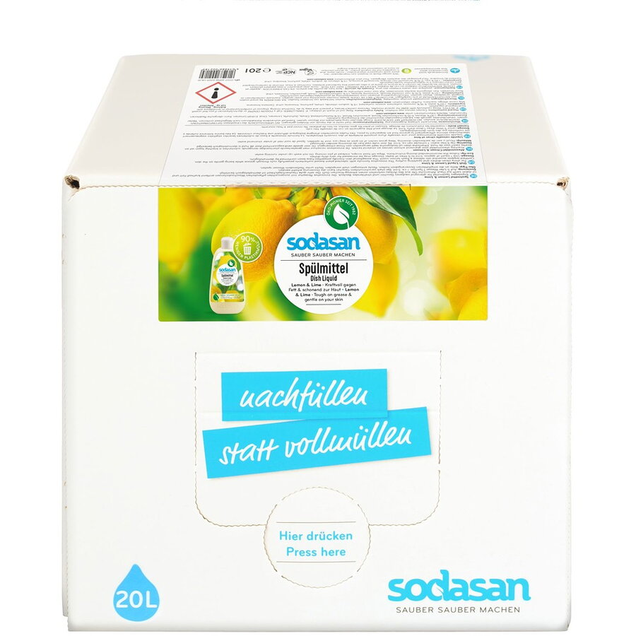Oferte la Detergent Lichid de Vase cu Lamaie si Lime Bag-in-Box 20L