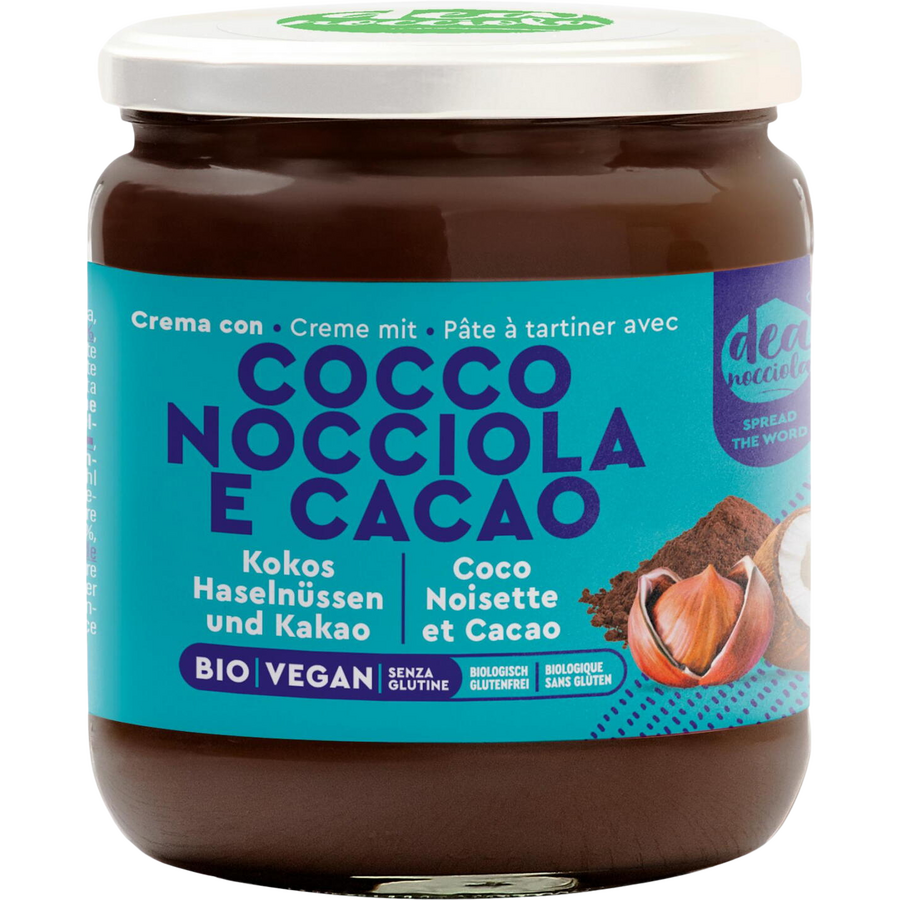 Oferte la Crema cu Alune de Padure, Nuca de Cocos si Cacao fara Gluten Ecologica/Bio 300g