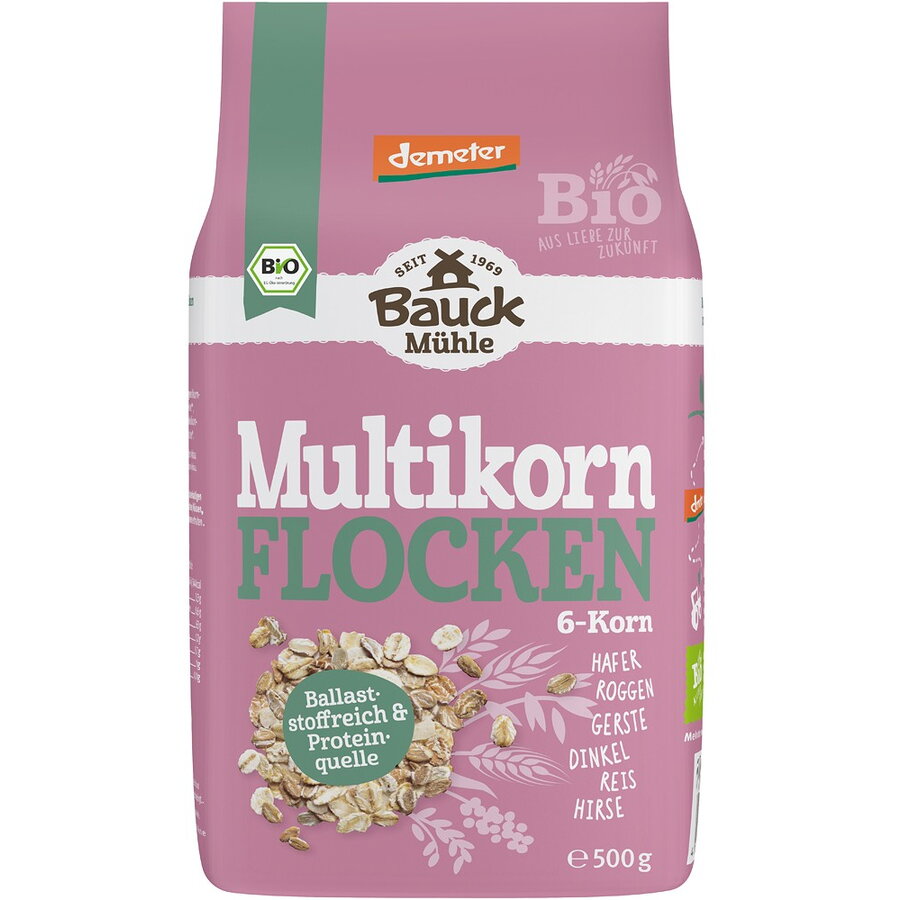 Oferte la Fulgi din 6 Cereale Demeter Ecologici/Bio 500g