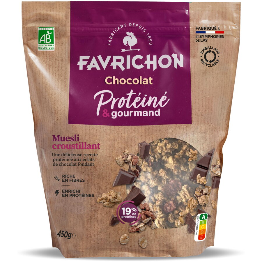 Oferte la Musli Crocant cu 19% Proteine si Ciocolata Ecologic/Bio 450g