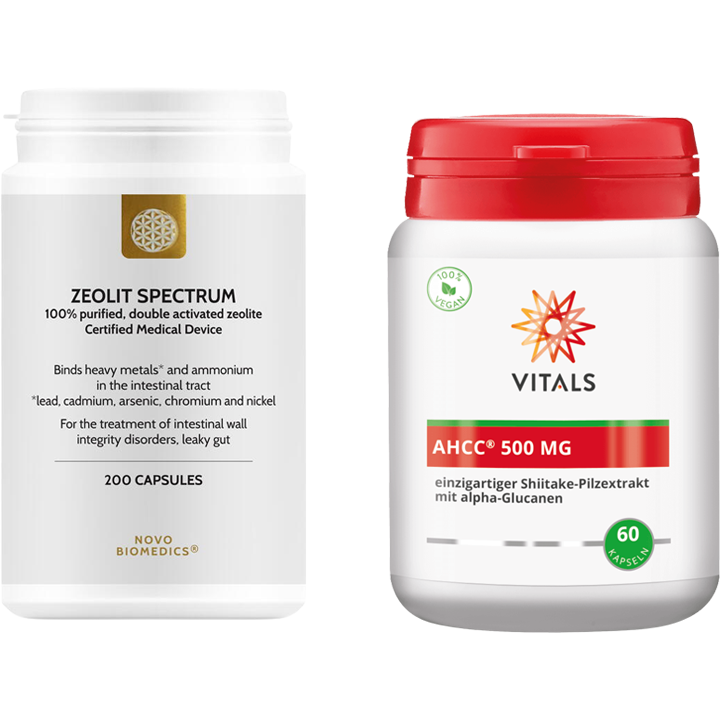 Oferte la Zeolit Spectrum (Uz Intern) 200cps vegetale + AHCC 500mg 60cps