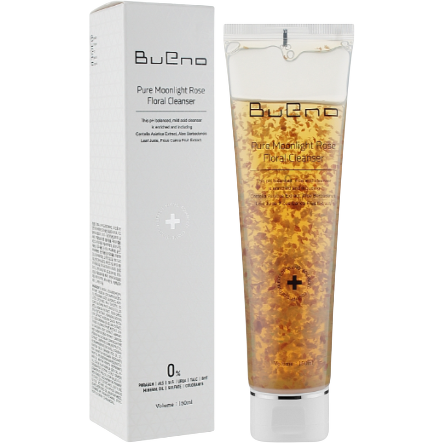 Oferte la Gel de Curatare Subacidic pentru Controlul Sebumului cu Petale de Trandafir Pure Moonlight Rose Floral Cleanser 150ml