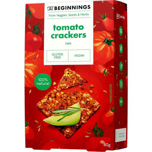 Oferte la Crackers cu Rosii Raw fara Gluten 80g