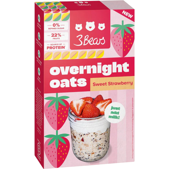 Oferte la Porridge din Ovaz cu Capsuni fara Zahar Adaugat 400g