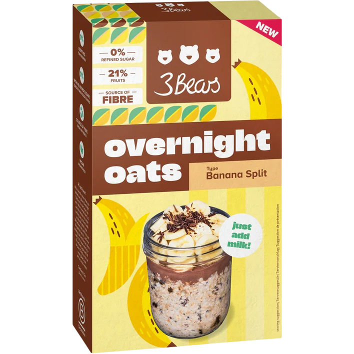 Oferte la Porridge din Ovaz cu Banane si Boabe de Cacao Sparte fara Zahar Adaugat 400g