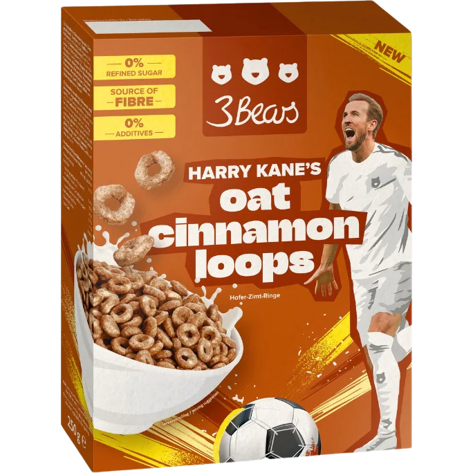 Oferte la Inele din Cereale cu Scortisoara Harry Kane fara Zahar Adaugat 250g