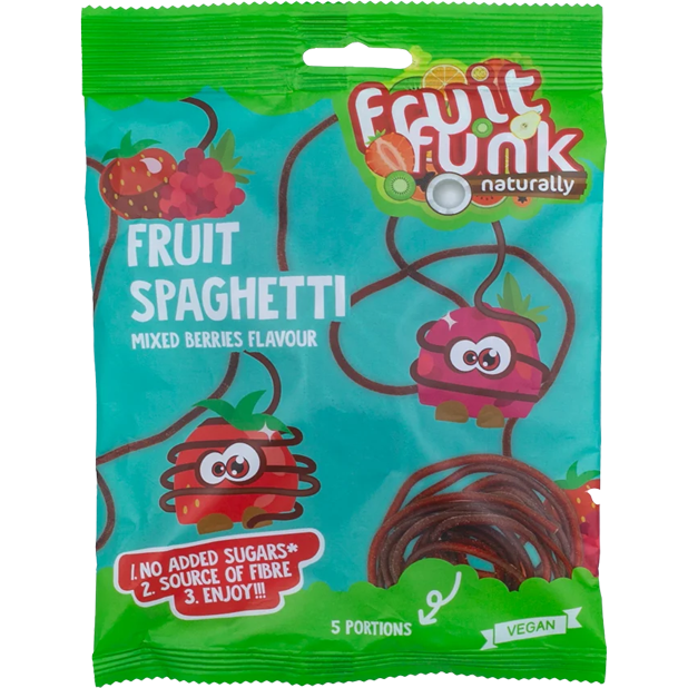 Oferte la Spaghete din Mix de Fructe de Padure fara Zahar Adaugat 100g