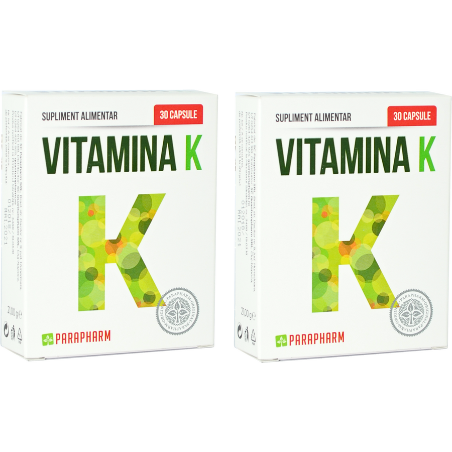 Oferte la Pachet Vitamina K 30cps+30cps