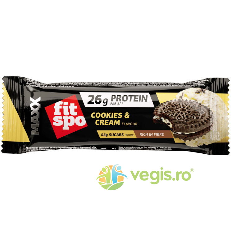 Oferte la Baton Proteic Maxx 35% Proteina Cookies&Cream 75g