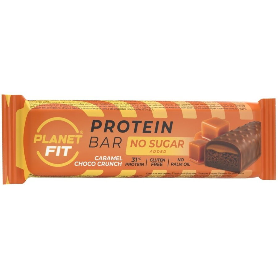 Oferte la Baton Proteic fara Zahar Adaugat Caramel Choco Crunch 50g