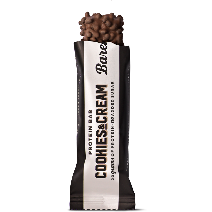 Oferte la Baton Proteic cu Aroma de Biscuiti si Frisca fara Zahar Adaugat 55g