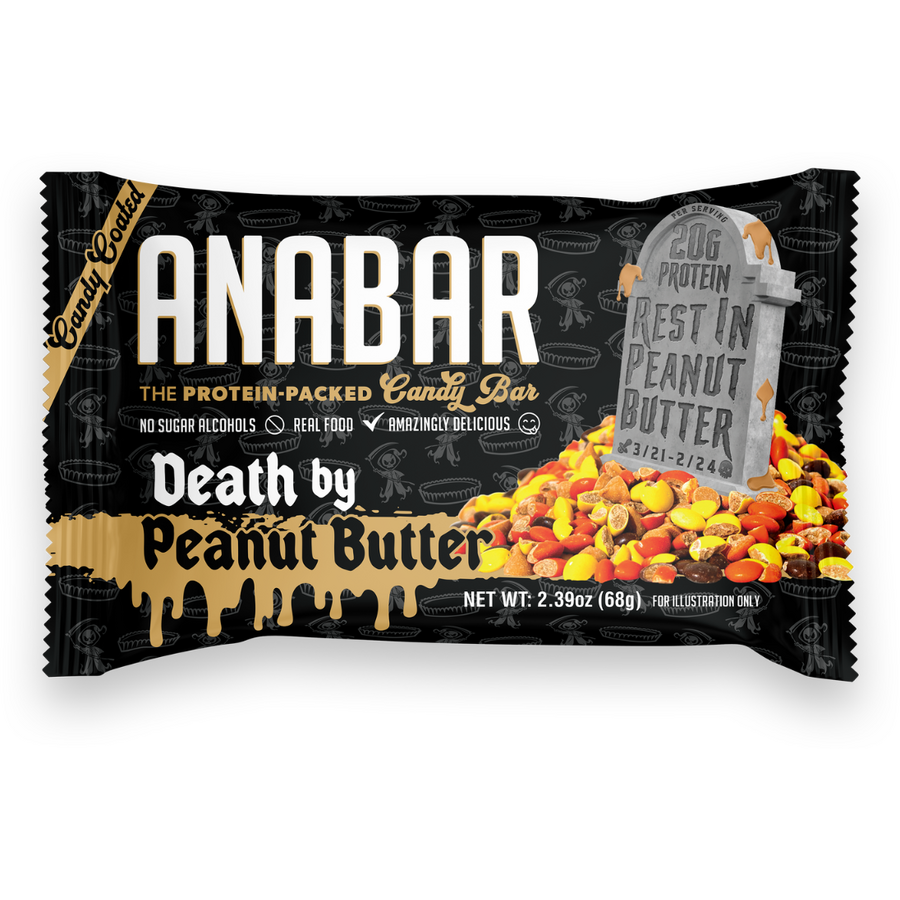 Oferte la Baton Proteic cu Aroma de Bomboane cu Unt de Arahide 68g