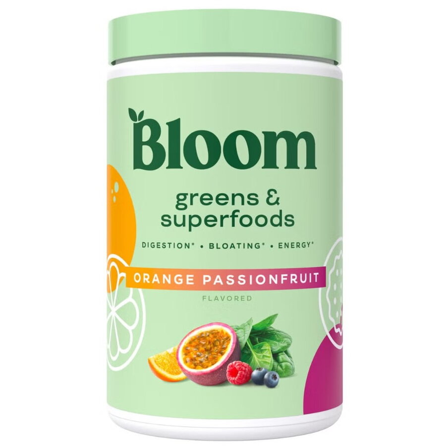 Oferte la Amestec de Super Alimente Verzi cu Aroma de Fructul Pasiunii si Portocala 141g