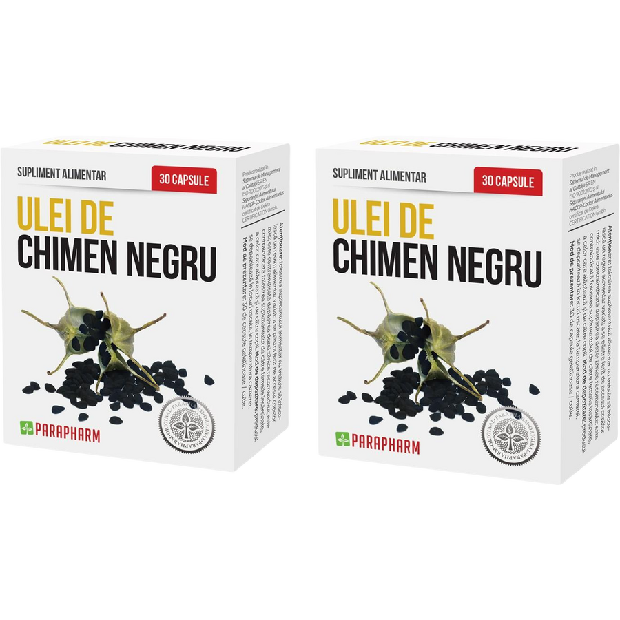 Oferte la Pachet Ulei de Chimen Negru 30cps + 30cps
