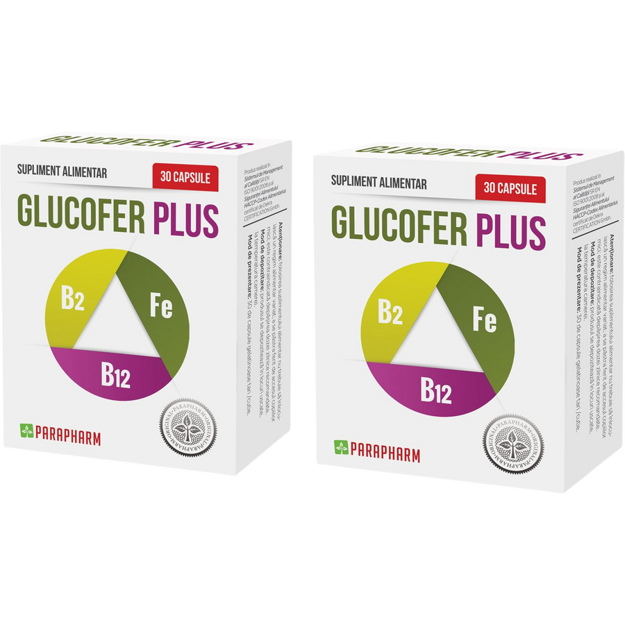 Oferte la Pachet Glucofer Plus 30cps + 30cps