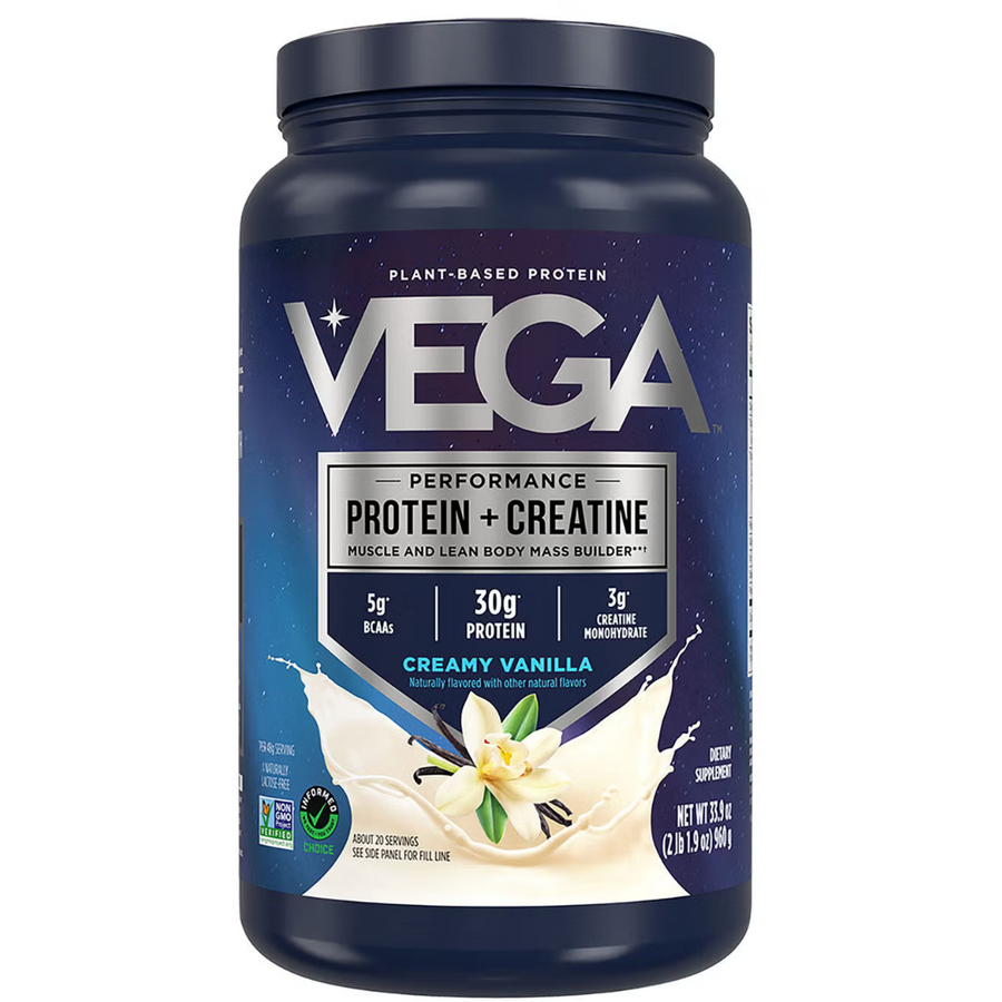 Oferte la Proteina Vegetala + Creatina cu Aroma de Vanilie 960g