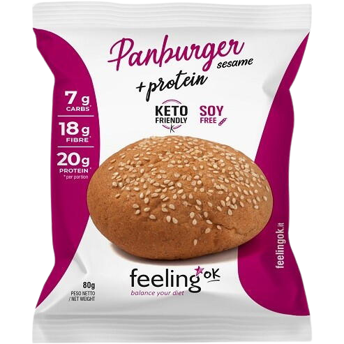 Oferte la Chifla pentru Burger cu Susan Low-Carb Keto Proteica fara Zahar Adaugat 80g