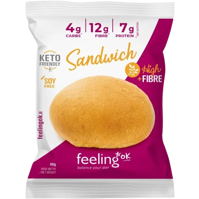 Oferte la Chifla cu Fibre Low-Carb Keto Proteica fara Zahar Adaugat 40g