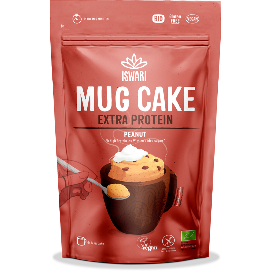 Oferte la Prajitura cu Arahide si Extra Proteine sub Forma de Pulbere fara Gluten Ecologica/Bio 200g