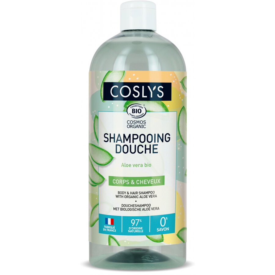 Oferte la Gel de Dus si Sampon Bio cu Aloe Vera Format Mare 1L