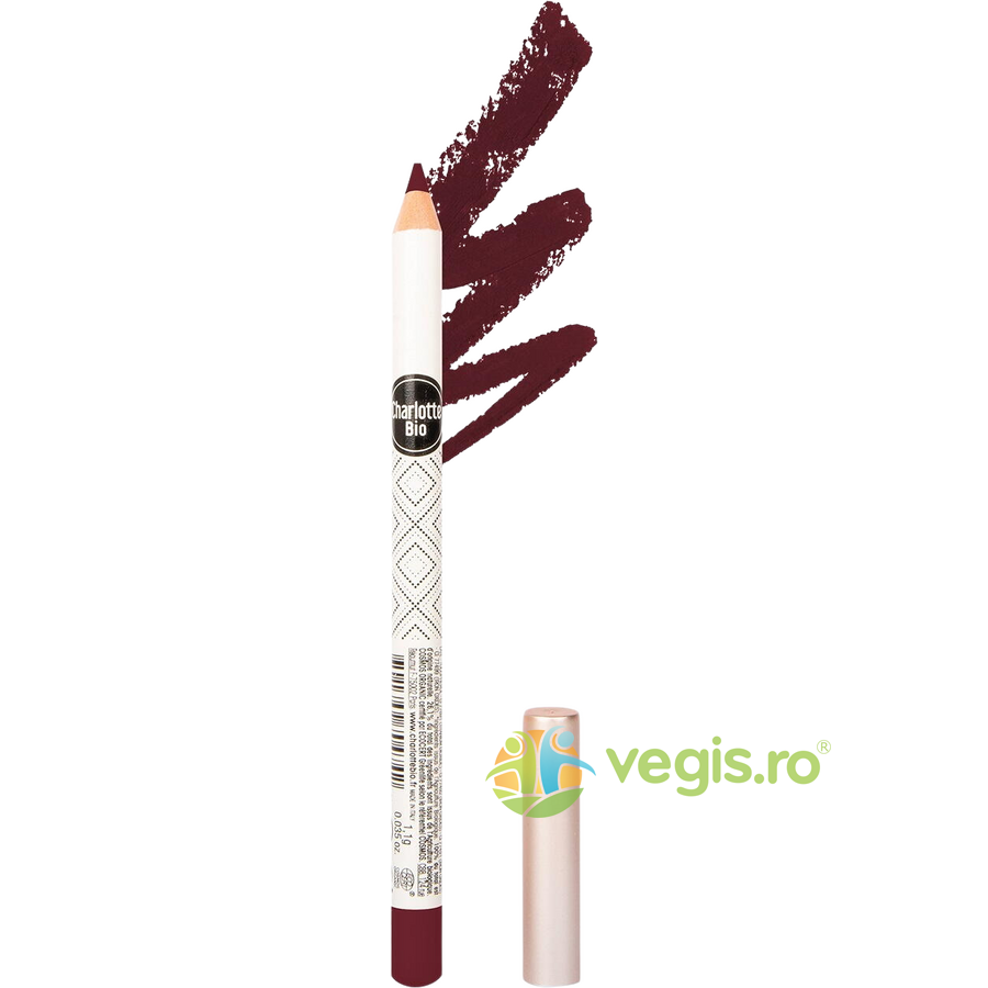 Oferte la Creion Bio Contur Buze Violet Purpuriu cu Efect de Lunga Durata cu Jojoba si Ceara Vegetala 1.1g