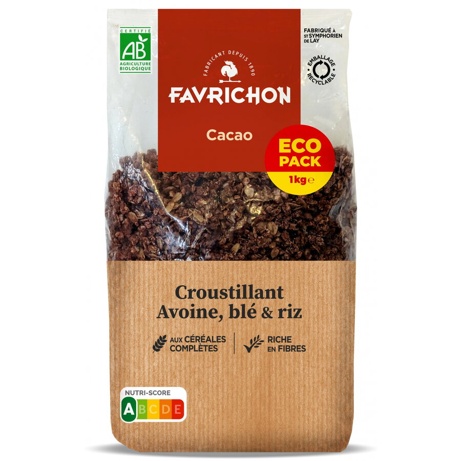 Oferte la Musli Crocant cu Cereale Integrale si Cacao Ecologic/Bio 1kg