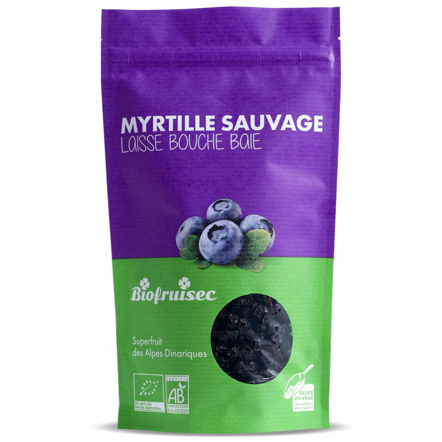 Oferte la Afine Salbatice din Alpii Dinarici fara Zahar Adaugat Ecologice/Bio 100g