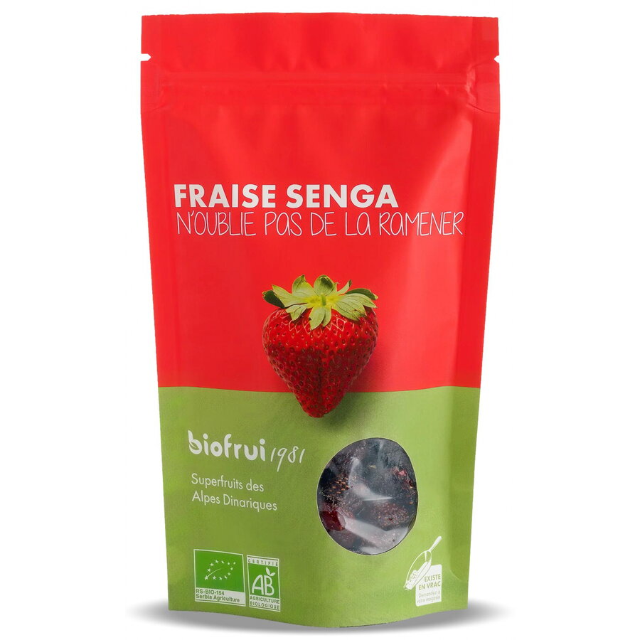 Oferte la Capsuni Senga din Alpii Dinarici fara Zahar Adaugat Ecologice/Bio 100g