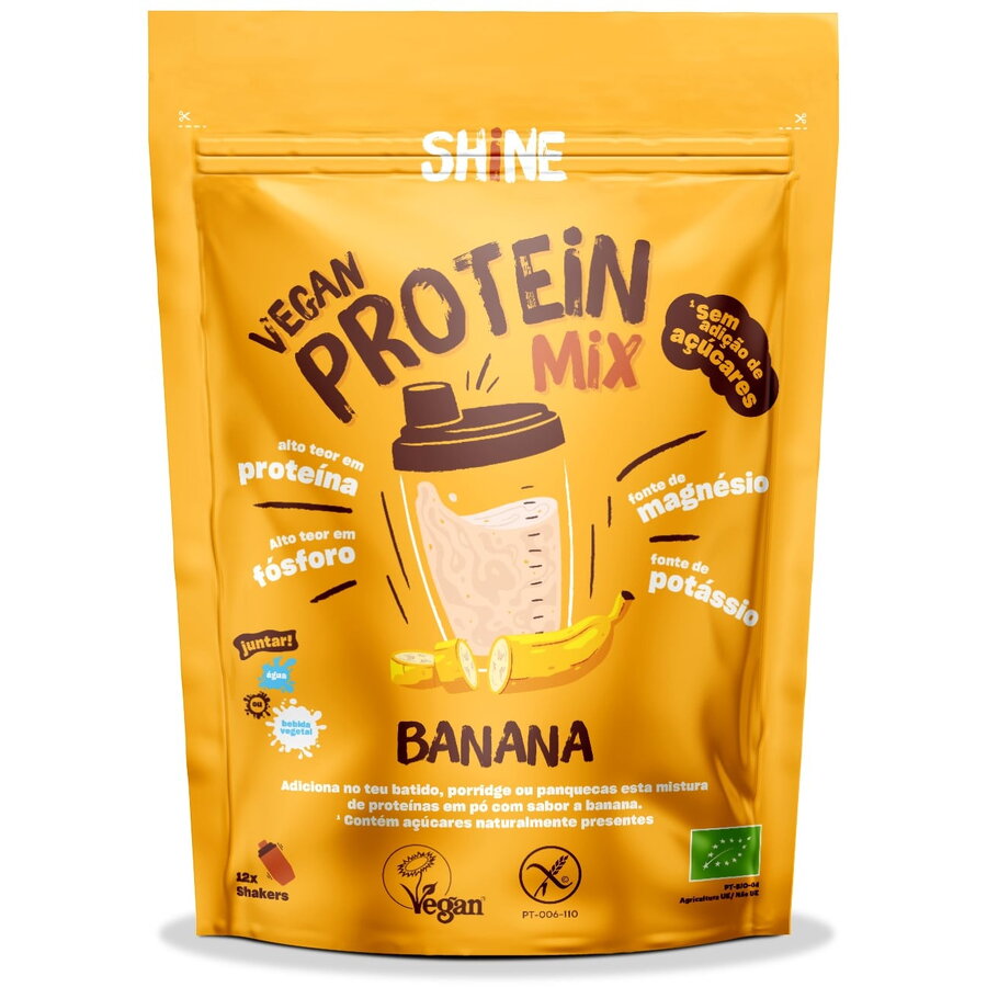 Oferte la Shake Proteic cu Banane fara Gluten Ecologic/Bio 250g